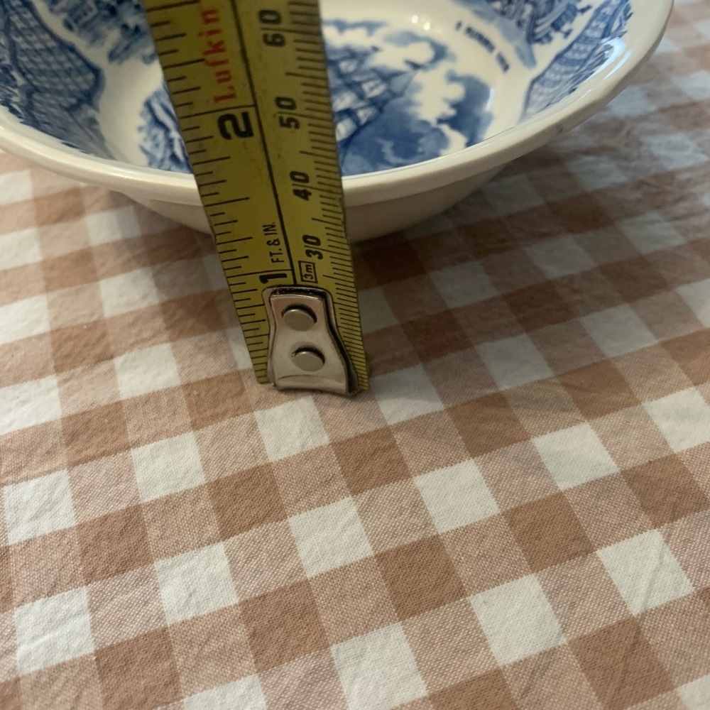 Nautical Blue and White Ceramic Bowl - Picture 5 of 5